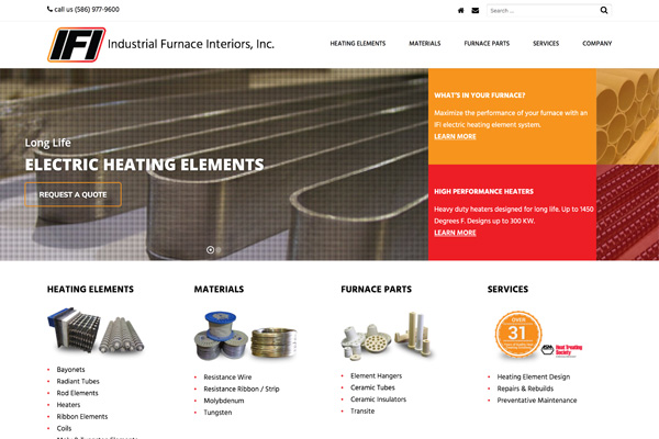 industrial furnace interiors